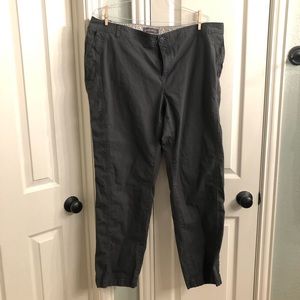 Eddie Bauer Slightly Curvy Ripstop Pant in Smoke